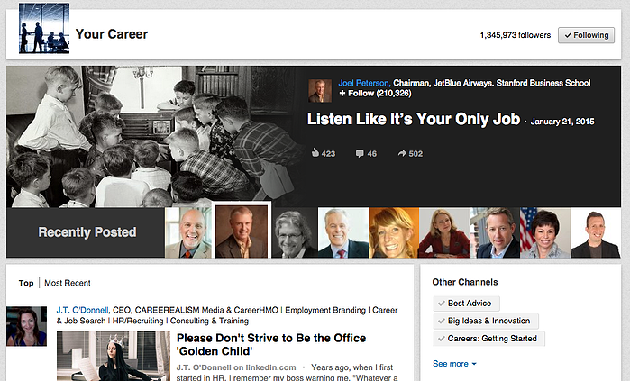 LinkedIn Pulse | Your Career