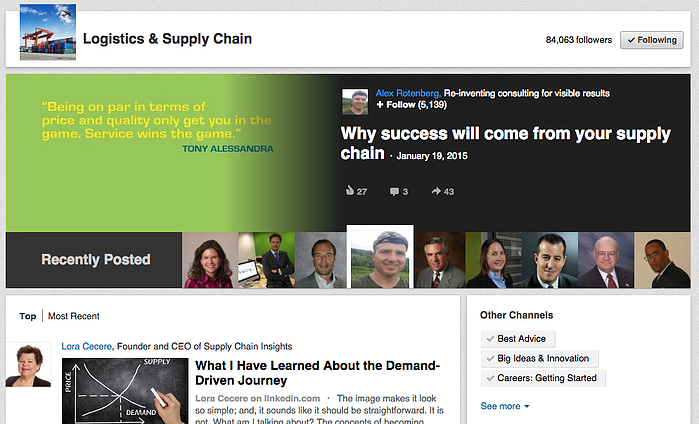 LinkedIn Pulse | Logistics & Supply Chain