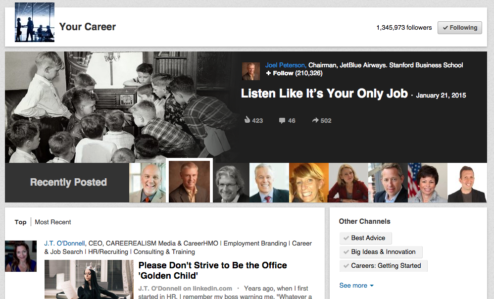 LinkedIn Pulse | Your Career