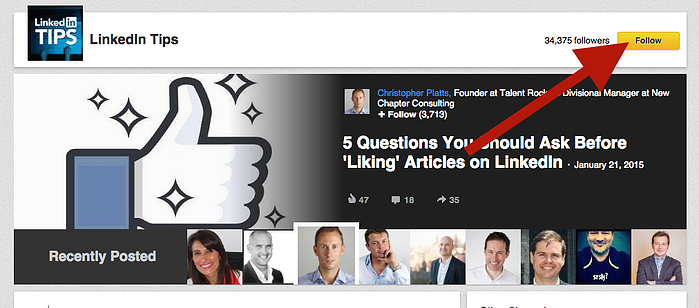 How To Follow The Right Channels On LinkedIn Pulse