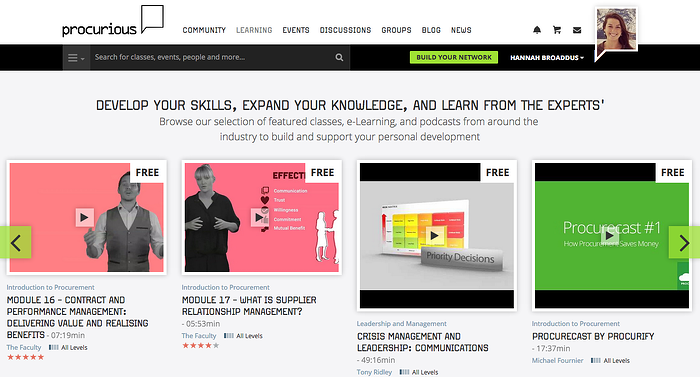 Procurement Network - Procurious Learning Center