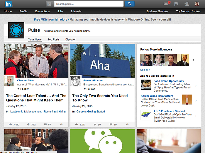 LinkedIn Pulse