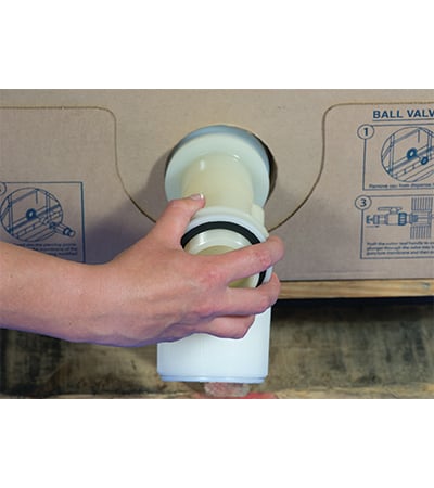 Cardboard Tote Dispensing - Adding Attachment