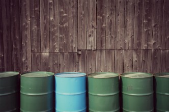 Blog11-Used-Drums-in-Front-of-Old-Barn-Wood-a