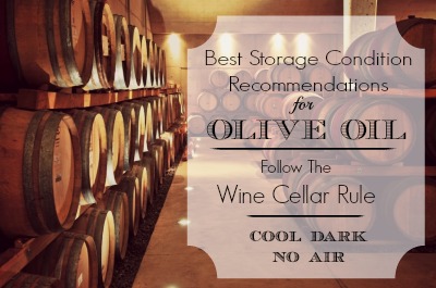 Best Recommended Storage Conditions For Olive Oil