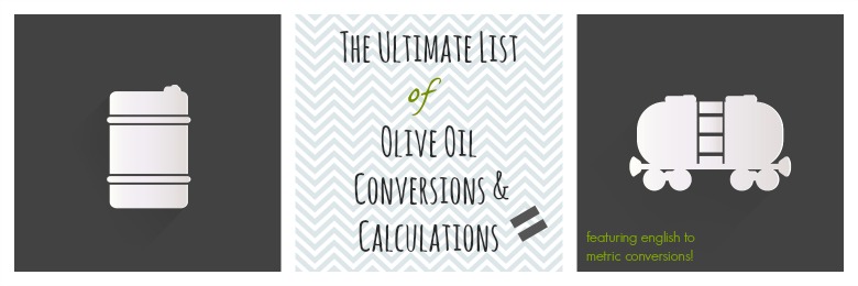The Ultimate List of Olive Oil Conversions and Calculations