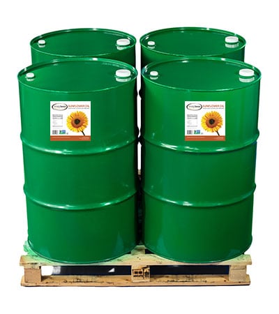 Sunflower Oil High Oleic Expeller Pressed Drums