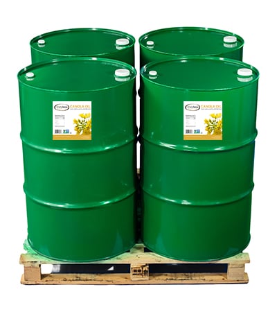 Buy Non-GMO Canola Oil Drums for Food Manufacturing