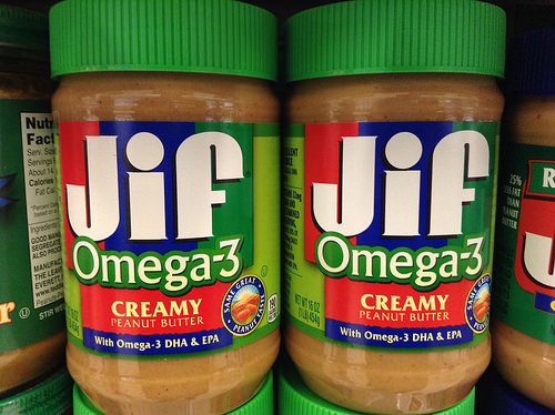 JIF Peanut Butter Contains Omega-3