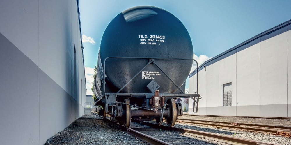 Railcar at Centra Foods