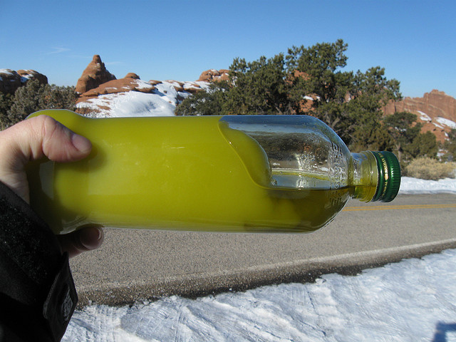 Frozen Olive Oil