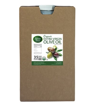 Organic EVOO in a 35 Lb. Container