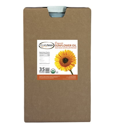 Organic Sunflower Oil - 35 Lb. Container