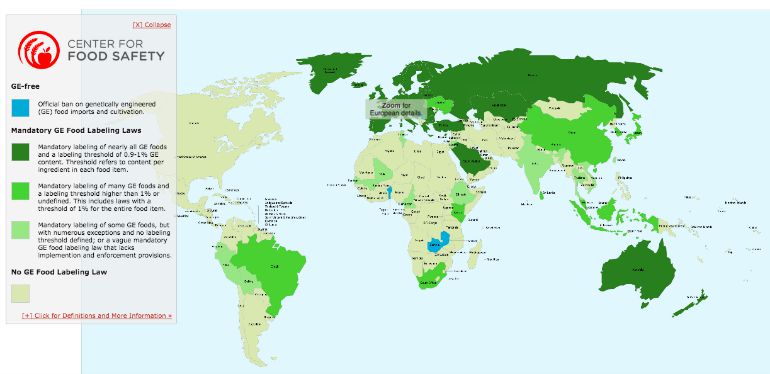 Countries Where GMOs Are Banned