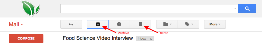 Gmail Archive vs. Delete