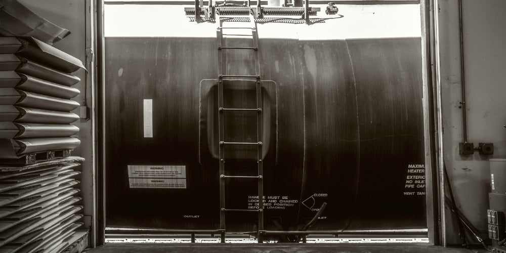 rail tankers of edible oil