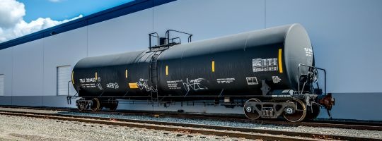 Railcar at Centra Foods Warehouse